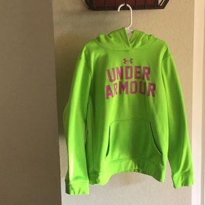 Girls youth small under armour sweatshirt